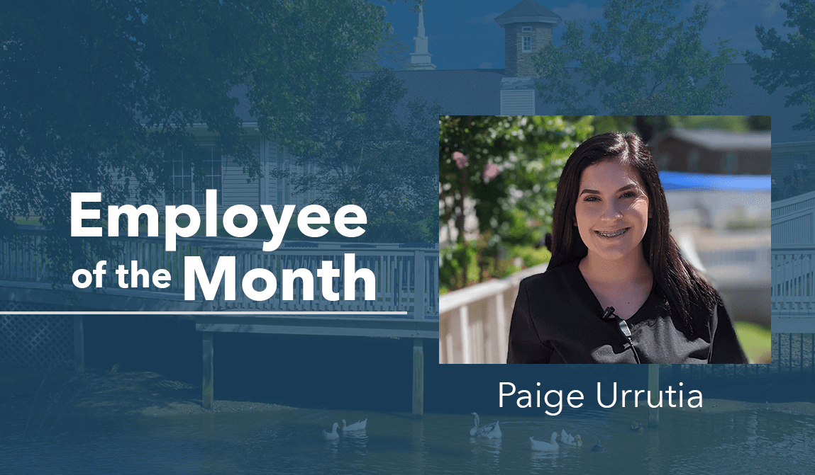 Paige Urrutia – August Employee Of The Month